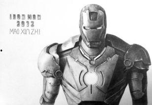 钢铁侠画画图片大全,钢铁侠图片大全赏析